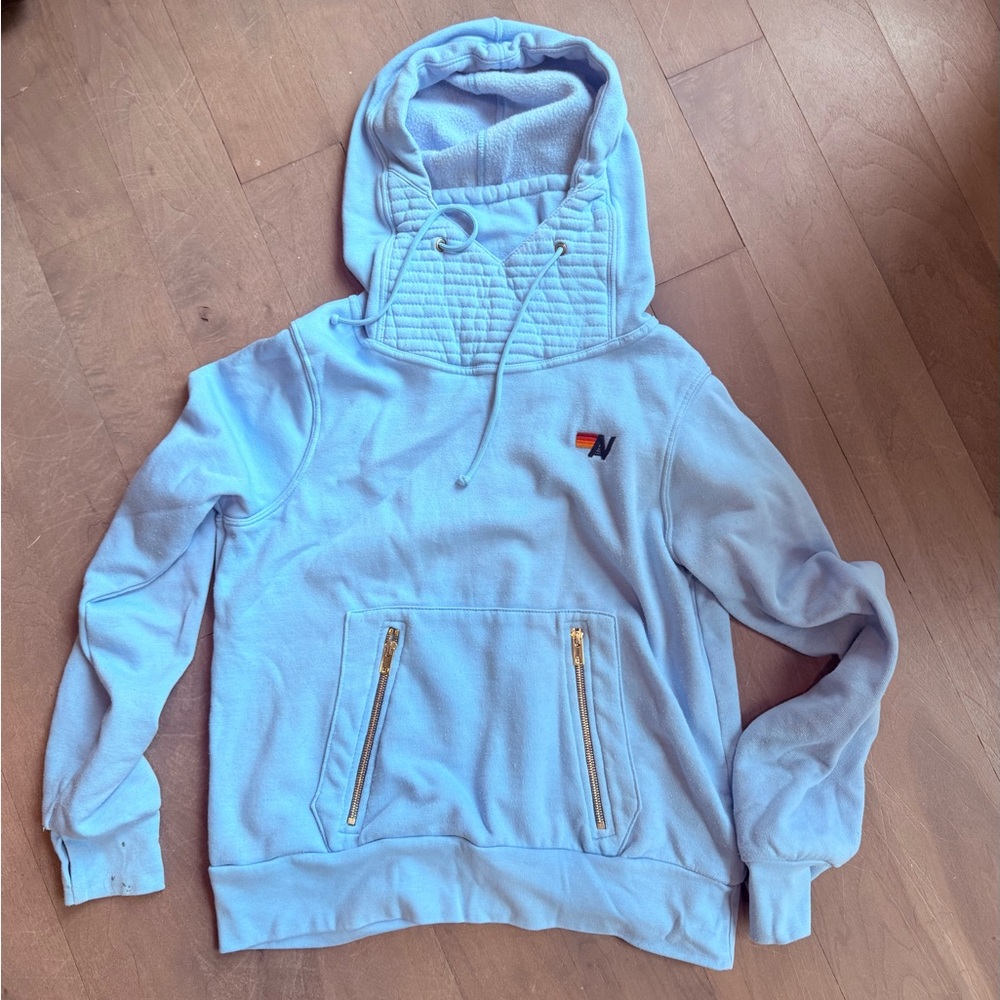 Aviator Nation Ninja hoodie sky color